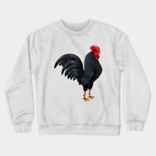 Black Rooster Crewneck Sweatshirt